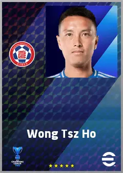 Wong Tsz Ho eFootball 2026 player card, 68 OVR LB