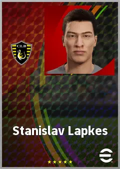 Stanislav Lapkes eFootball 2026 player card, 64 OVR GK