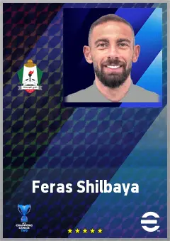 Feras Shilbaya eFootball 2026 player card, 67 OVR RB