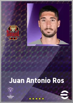 Juan Antonio Ros eFootball 2026 player card, 69 OVR CB