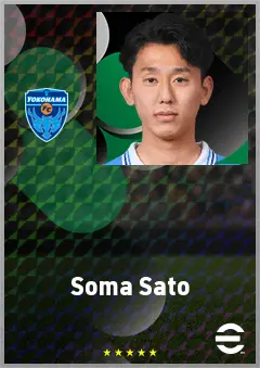 Sato Soma eFootball 2026 player card, 60 OVR CB