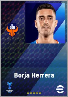Borja Herrera eFootball 2026 player card, 69 OVR LB