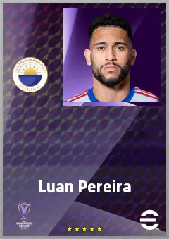 Luan Pereira eFootball 2026 player card, 71 OVR LWF