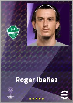 Roger Ibañez eFootball 2026 player card, 78 OVR CB