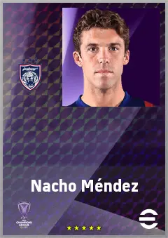 Nacho Méndez eFootball 2026 player card, 71 OVR CMF