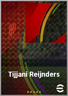 Tijjani Reijnders eFootball 2026 player card, 78 OVR CMF