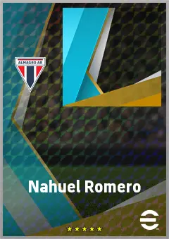 Nahuel Romero eFootball 2026 player card, 65 OVR LWF