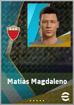 Matías Magdaleno eFootball 2026 player card, 67 OVR RB