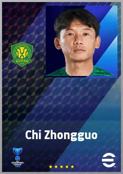 Chi Zhongguo eFootball 2026 player card, 70 OVR DMF