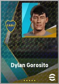 Dylan Gorosito eFootball 2026 player card, 68 OVR RB