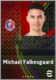 Michael Falkesgaard eFootball 2026 player card, 68 OVR GK