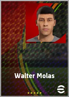 Walter Molas eFootball 2026 player card, 67 OVR CB