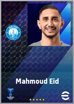 Mahmoud Eid eFootball 2026 player card, 68 OVR RMF