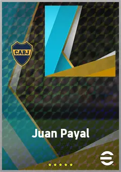 Juan Payal eFootball 2026 player card, 66 OVR AMF