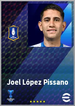 Joel López Pissano eFootball 2026 player card, 67 OVR AMF