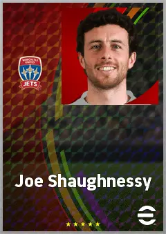 Joe Shaughnessy eFootball 2026 player card, 69 OVR CB