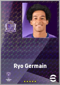 Germain Ryo eFootball 2026 player card, 72 OVR CF