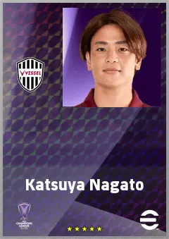 Nagato Katsuya eFootball 2026 player card, 71 OVR LB