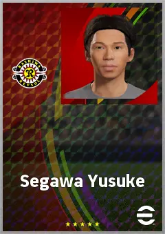Segawa Yusuke eFootball 2026 player card, 68 OVR AMF
