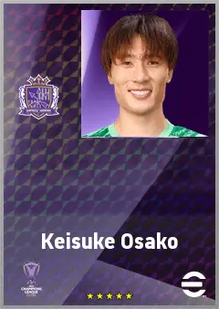 Osako Keisuke eFootball 2026 player card, 73 OVR GK