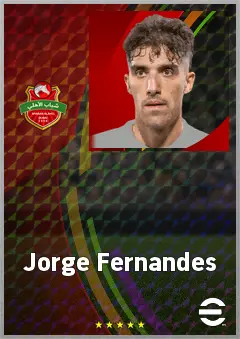 Jorge Fernandes eFootball 2026 player card, 73 OVR CB