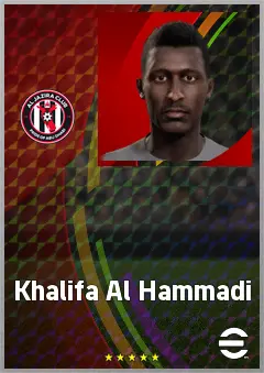 Khalifa Al Hammadi eFootball 2026 player card, 68 OVR CB