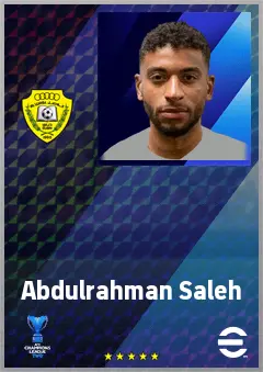 Abdulrahman Saleh eFootball 2026 player card, 66 OVR LB
