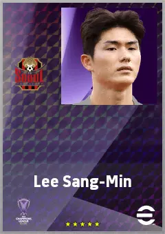 Lee Sang-Min eFootball 2026 player card, 68 OVR CB