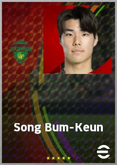 Song Bum-Keun eFootball 2026 player card, 70 OVR GK
