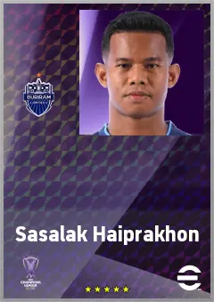 Sasalak Haiprakhon eFootball 2026 player card, 68 OVR LB