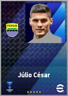 Júlio César eFootball 2026 player card, 71 OVR CB