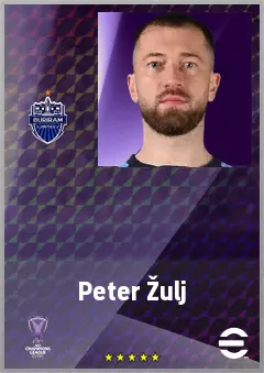 Peter Žulj eFootball 2026 player card, 72 OVR CMF