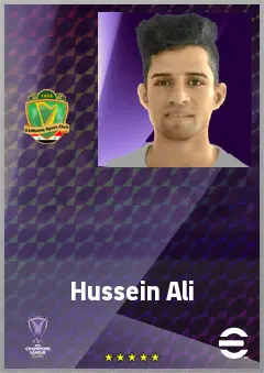 Hussein Ali eFootball 2026 player card, 69 OVR LWF