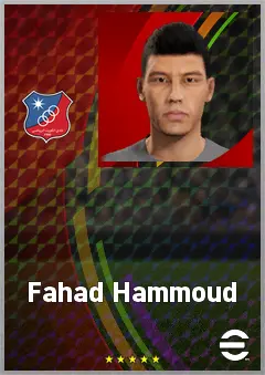 Fahad Hammoud eFootball 2026 player card, 67 OVR CB