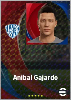 Anibal Gajardo eFootball 2026 player card, 62 OVR CB