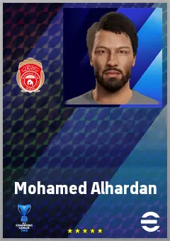 Mohamed Alhardan eFootball 2026 player card, 65 OVR DMF