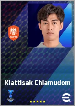Kiattisak Chiamudom eFootball 2026 player card, 66 OVR LB