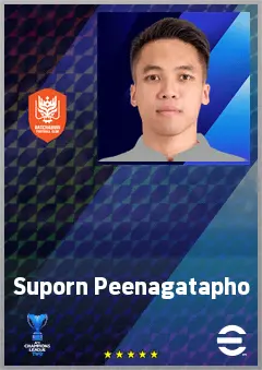 Suporn Peenagatapho eFootball 2026 player card, 66 OVR RB