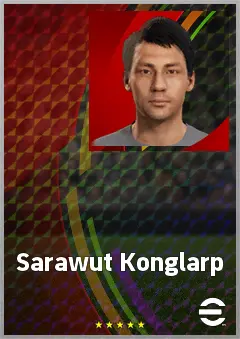 Sarawut Konglarp eFootball 2026 player card, 64 OVR GK