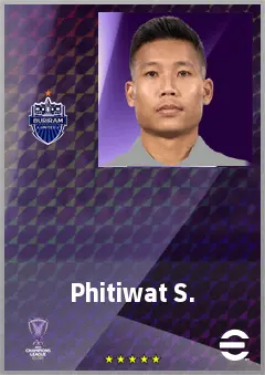Phitiwat S. eFootball 2026 player card, 69 OVR CMF