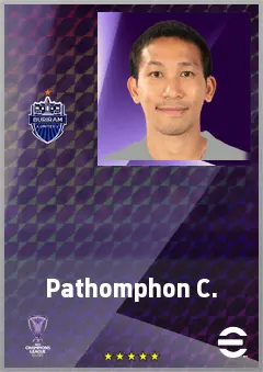 Pathomphon C. eFootball 2026 player card, 65 OVR LMF