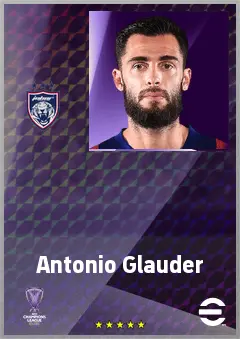 Antonio Glauder eFootball 2026 player card, 71 OVR CB