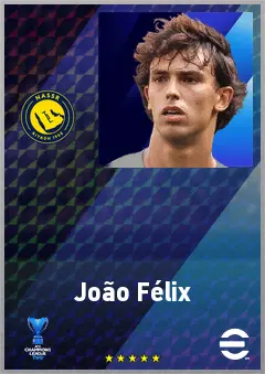 João Félix eFootball 2026 player card, 78 OVR LWF