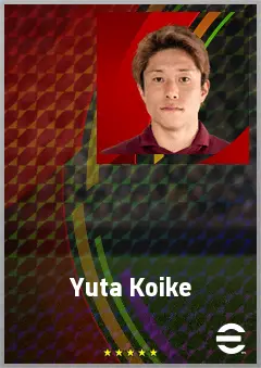 Koike Yuta eFootball 2026 player card, 67 OVR LB