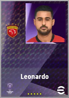 Leonardo eFootball 2026 player card, 73 OVR CF