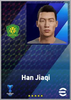 Han Jiaqi eFootball 2026 player card, 70 OVR GK