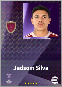 Jadsom Silva eFootball 2026 player card, 72 OVR CMF