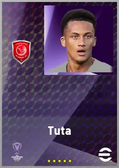 Tuta eFootball 2026 player card, 75 OVR CB