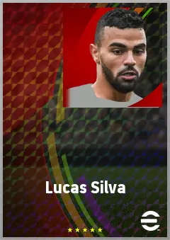 Lucas Silva eFootball 2026 player card, 68 OVR LWF