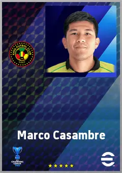 Marco Casambre eFootball 2026 player card, 63 OVR LB
